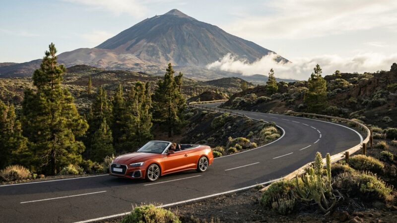 Prueba de Conducción del Audi A5 Cabrio en Tenerife