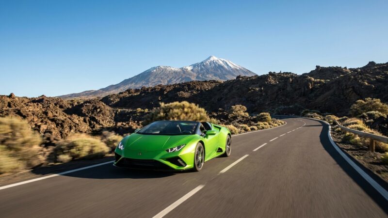 Lamborghini Huracan EVO Spyder, Reseña de Conducción en Tenerife