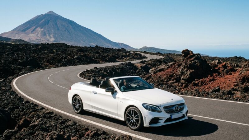 Prueba de conducción del Mercedes-AMG C-Class Cabrio en Tenerife
