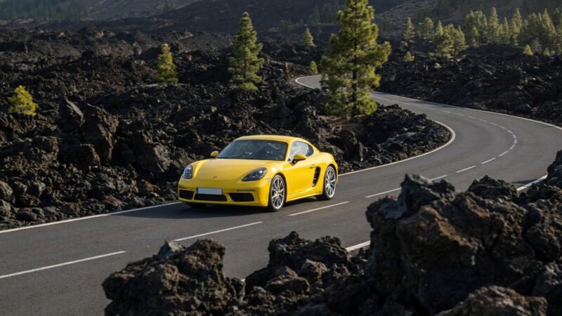 Prueba de Conducción del Porsche 718 Cayman en Tenerife