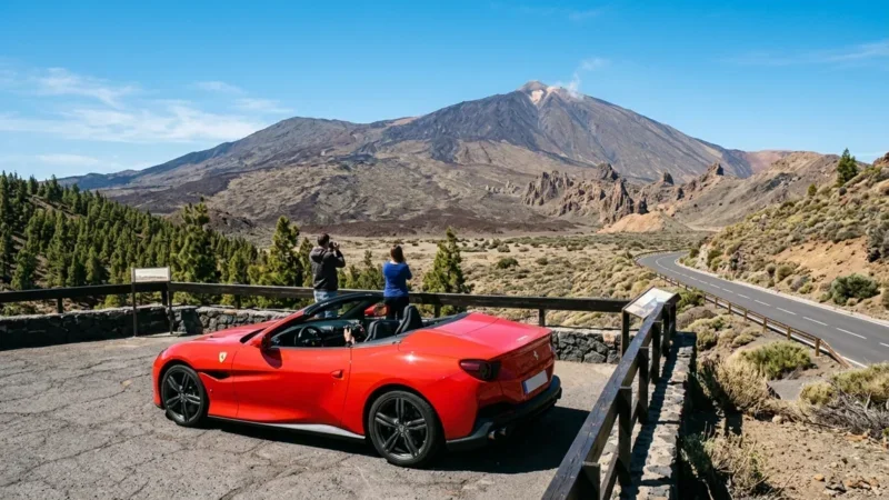 Alquilar un Ferrari en Tenerife: Cuánto cuesta y cómo funciona el día