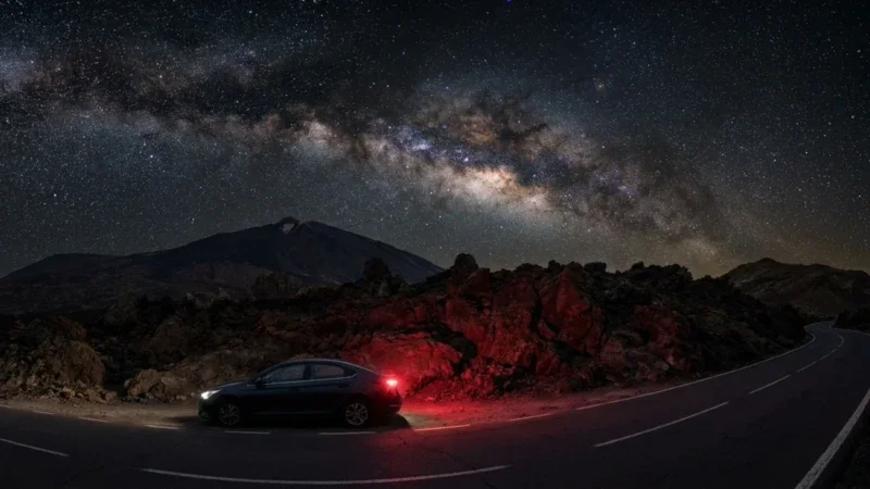 Observación de estrellas en Tenerife: Subir al Teide en coche por la noche
